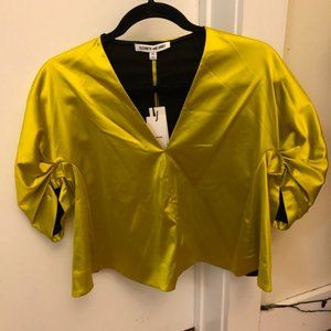 Elizabeth and James Bright Yellow Statement Top